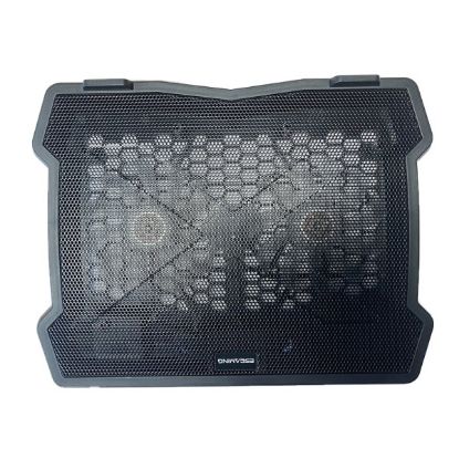 Slika Postolje za laptop Zeus ES-A11 10-15.6 USB x 2/Ventilator 2x125 blue/podesivo po visini/Black