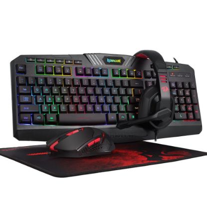 Slika 4 in 1 Combo S101-BA-2 Keyboard, Mouse, Headset & Mouse Pad
